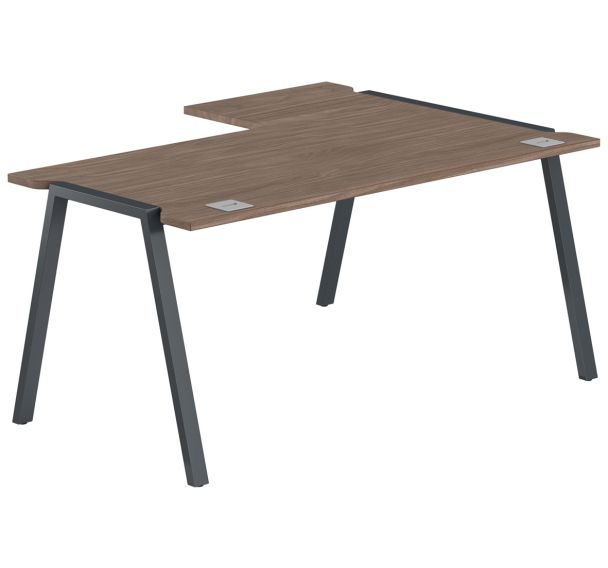 Bureau asymétrique Gary prof 100 cm retour à gauche
