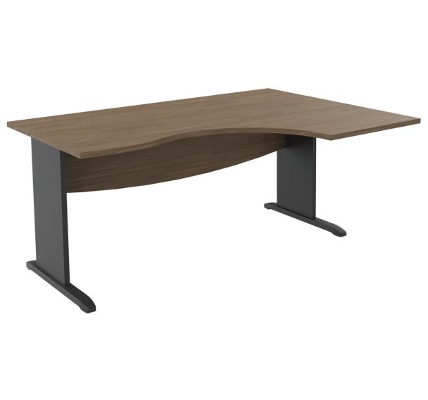 Bureau asymétrique Mercure pieds L retour à droite ou à gauche Simmob