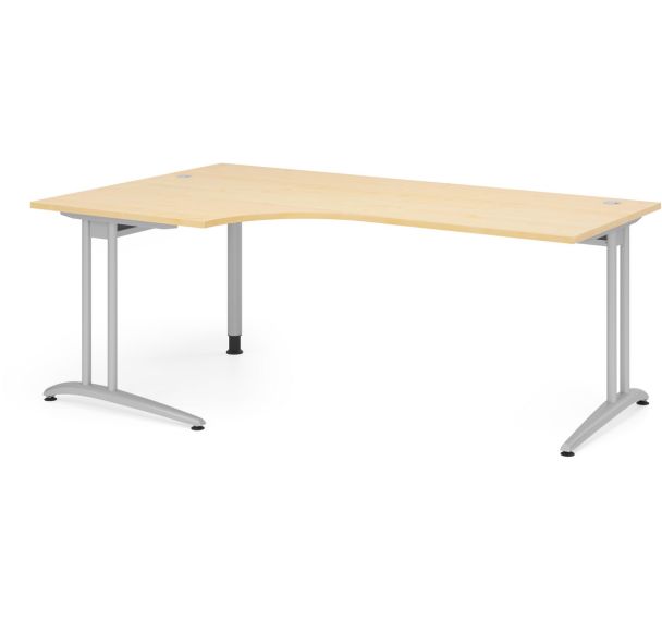 Bureau avec angle 90° série B - 200x120 cm - Hammerbacher