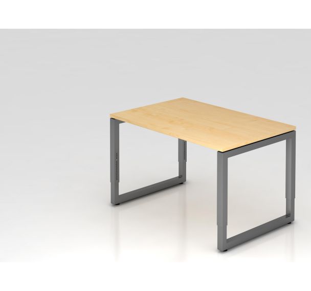 Bureau avec pieds en O carré - 120x80 cm - Hammerbacher