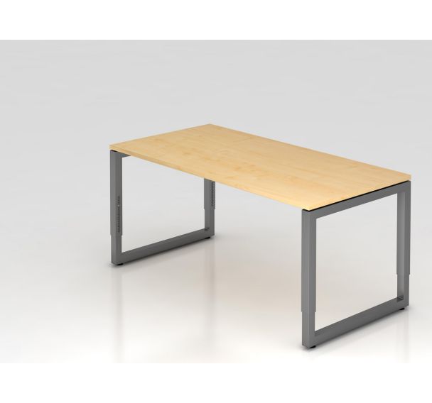 Bureau avec pieds en O carré - 160x80 cm - Hammerbacher