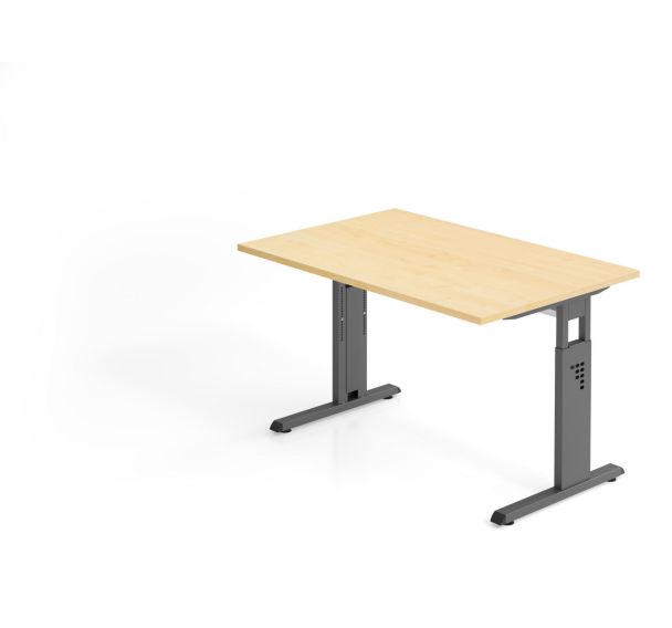 Bureau avec piètement en C - 120x80 cm - Hammerbacher