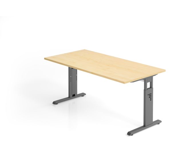 Bureau avec piètement en C - 160x80 cm - Hammerbacher