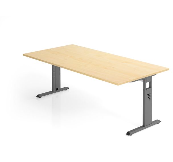 Bureau avec piètement en C - 200x100 cm - Hammerbacher