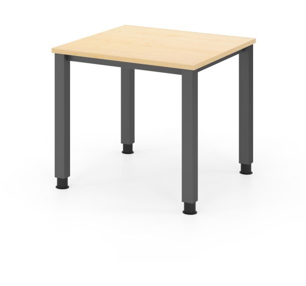 Bureau carré à 4 pieds carrés - 80x80 cm - Hammerbacher