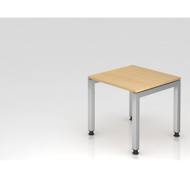 Bureau carré à pied en U - 80x80 cm - Hammerbacher