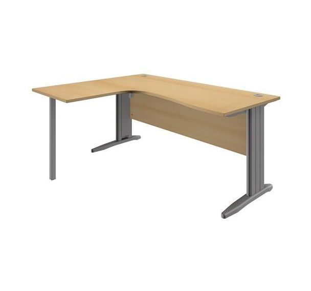 Bureau compact Ticka - Hêtre - Quadrifloglio, Type : Retour à gauche