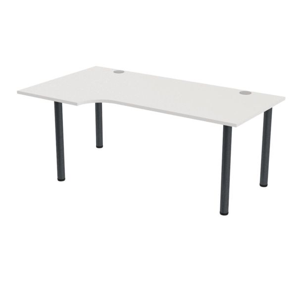 Bureau compact Tubo gauche retour 100 cm