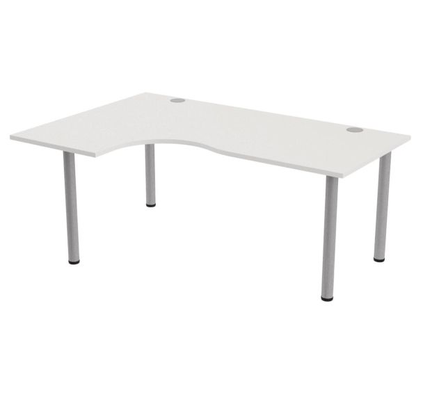 Bureau compact Tubo gauche retour 120 cm