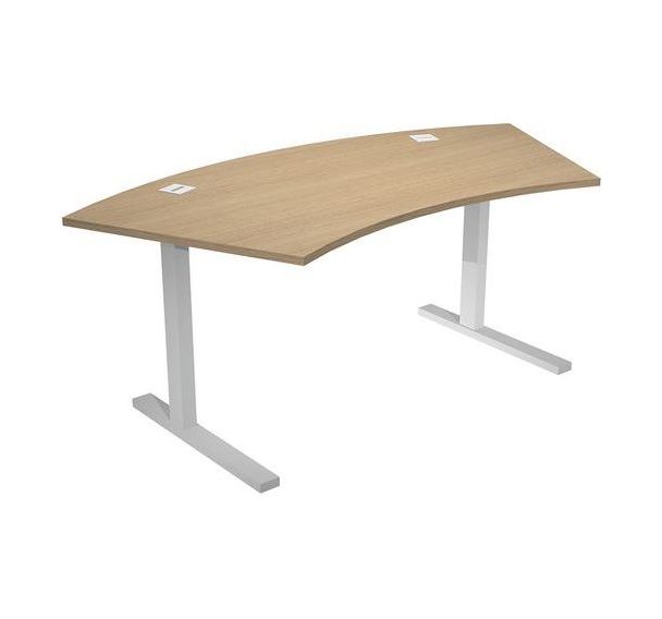 Bureau de direction avec pieds L métal Visual