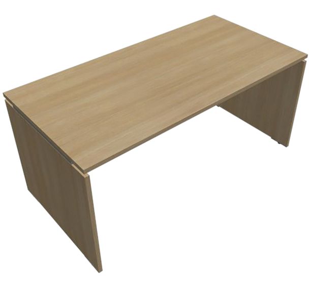 Bureau de direction rectangulaire mélaminé Moka - Eol