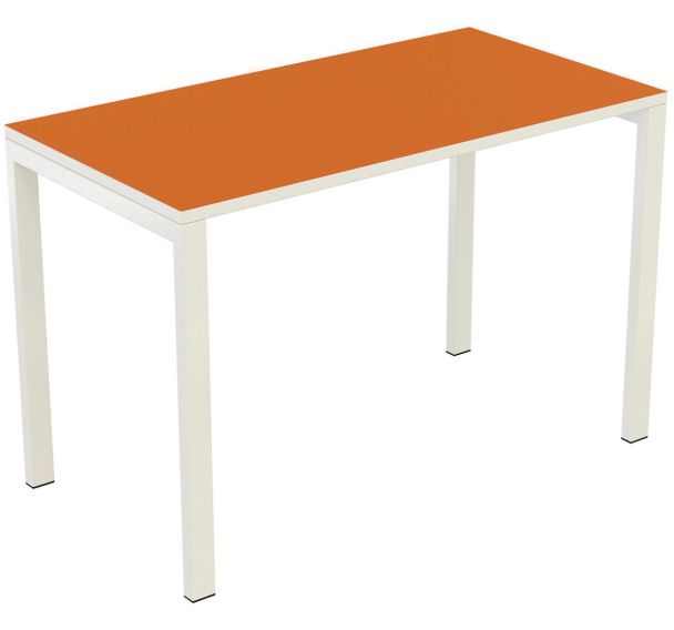 Bureau droit 114x60cm plateau Couleur Easy Office Paperflow