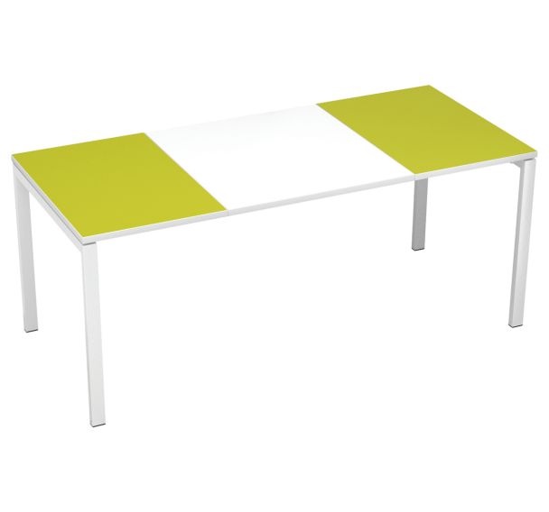 Bureau droit 180x80cm plateau Couleur Easy Office Paperflow