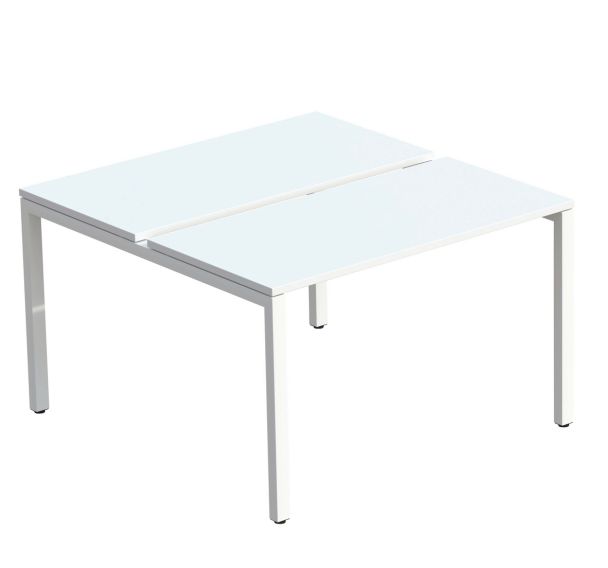Bureau droit 2 places Bench Easy Office Paperflow