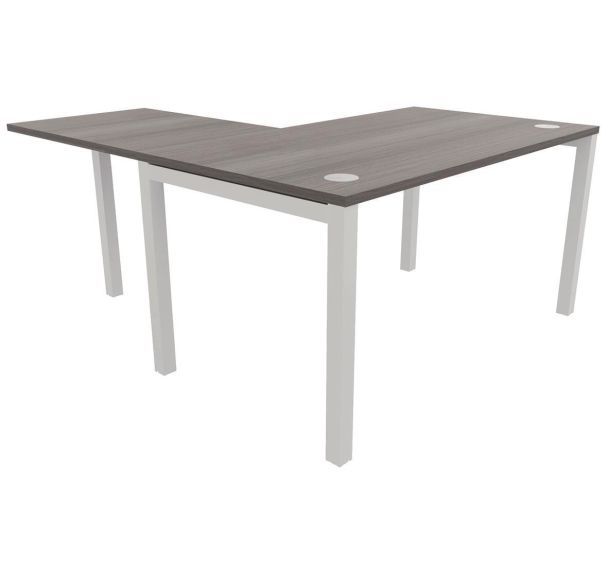 Bureau droit Astro Arche 140x80 avec extension Buronomic