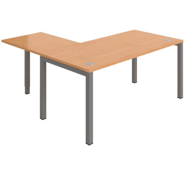 Bureau droit Astro Arche 160x80 avec extension Buronomic