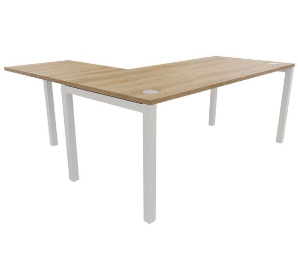 Bureau droit Astro Arche 180x80 avec extension Buronomic