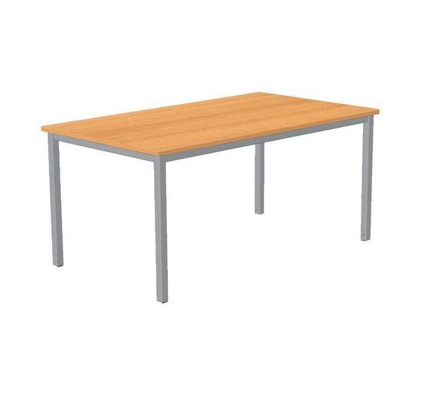 Bureau droit Combi-Classic- Hêtre - Piètement ajustable
