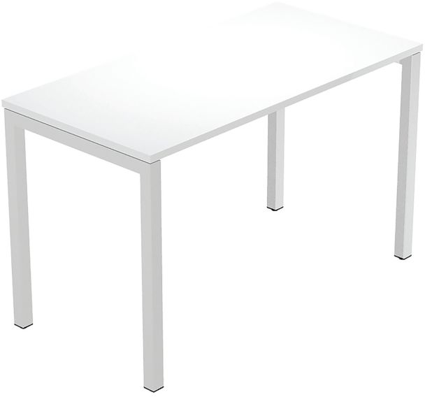 Bureau droit Fast 4 pieds métal - 120x60 cm - Artarredi