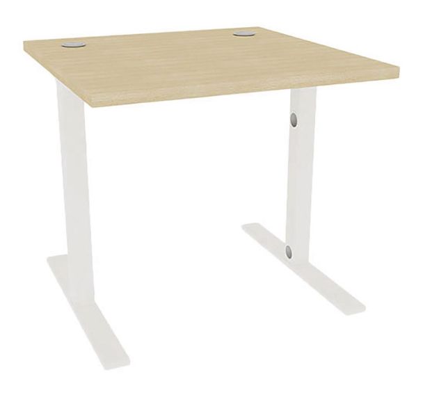 Bureau droit Idéa 80x80 cm