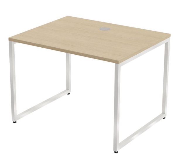 Bureau droit Kad pied cadre 100 x 80 cm