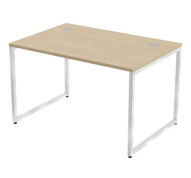 Bureau droit Kad pied cadre 120 x 80 cm