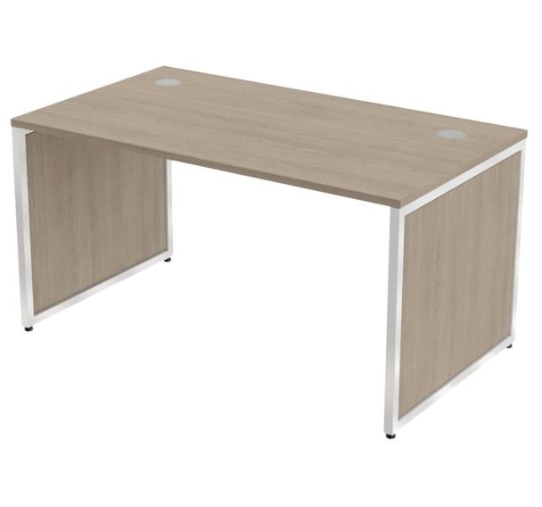 Bureau droit Kad pied panneau 140 x 80 cm