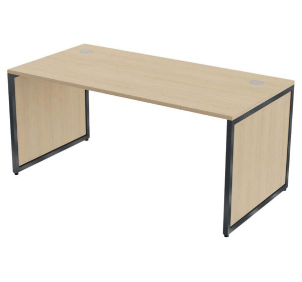 Bureau droit Kad pied panneau 160 x 80 cm