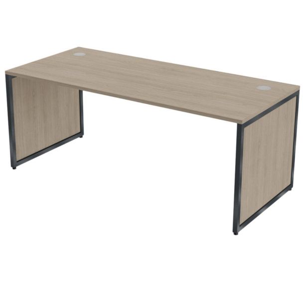 Bureau droit Kad pied panneau 180 x 80 cm