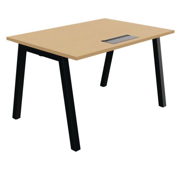 Bureau droit Partage profondeur 80 cm avec Top access