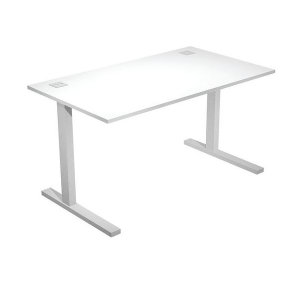 Bureau droit Visual sans voile de fond - 140 cm - Artarredi