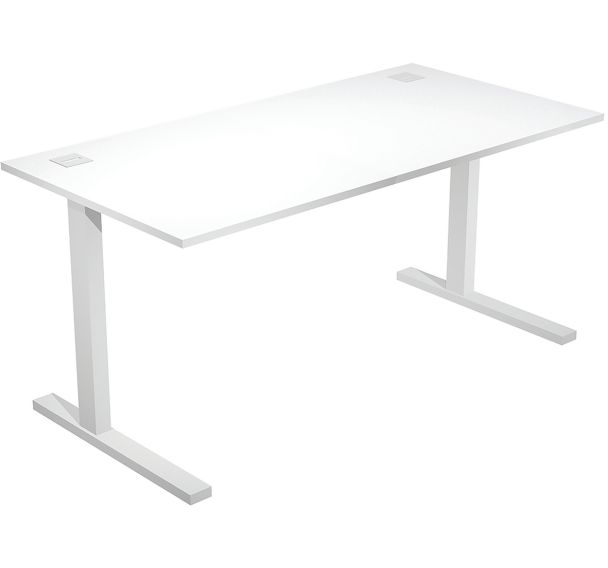Bureau droit Visual sans voile de fond - 160 cm - Artarredi