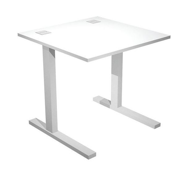 Bureau droit Visual sans voile de fond - 80 cm - Artarredi
