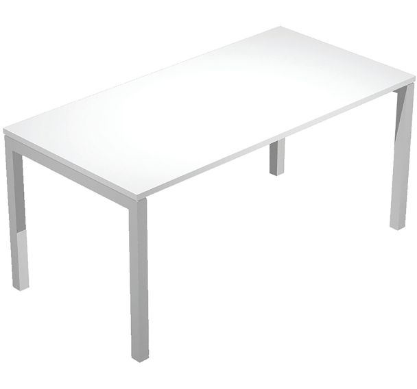 Bureau droit à 4 pieds métal Fast 4 pieds - 160cm - Artarredi