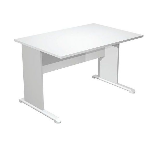 Bureau droit avec pieds L Fast - 120 cm - Artarredi