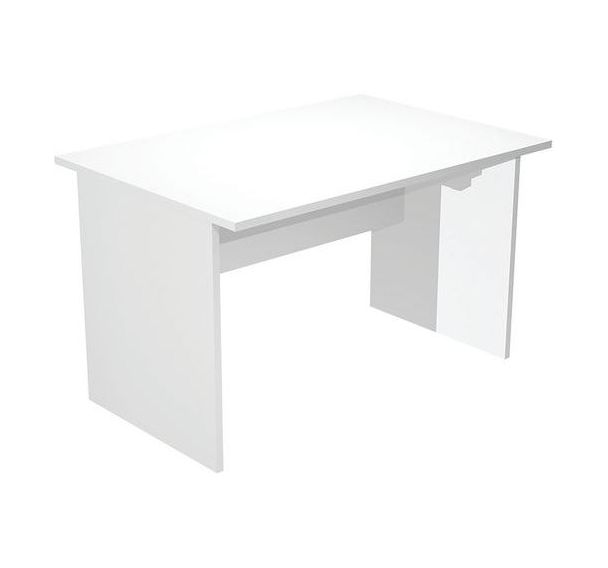 Bureau droit avec pieds panneaux Fast - 120 cm - Artarredi
