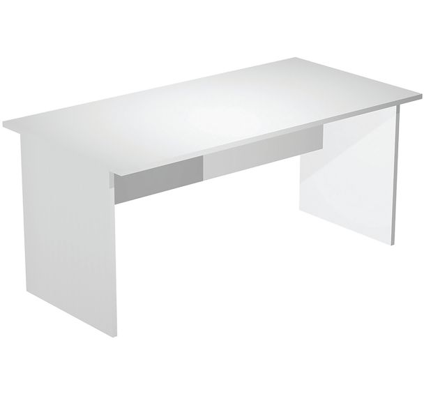 Bureau droit avec pieds panneaux Fast - 160 cm - Artarredi