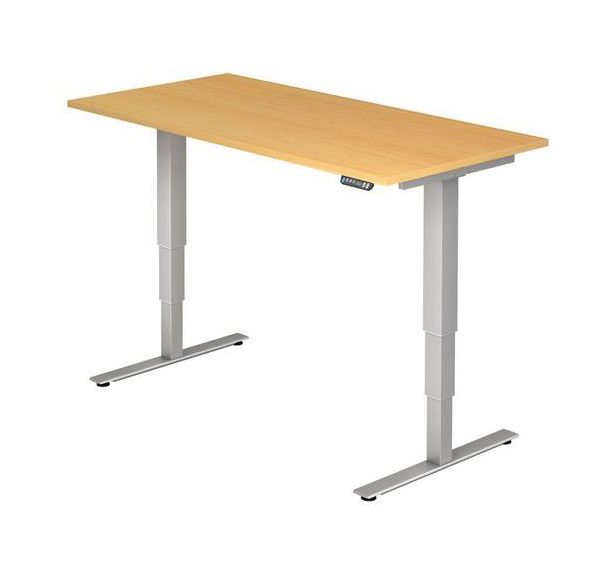 Bureau droit électrique ergonomique à mémoire Evol