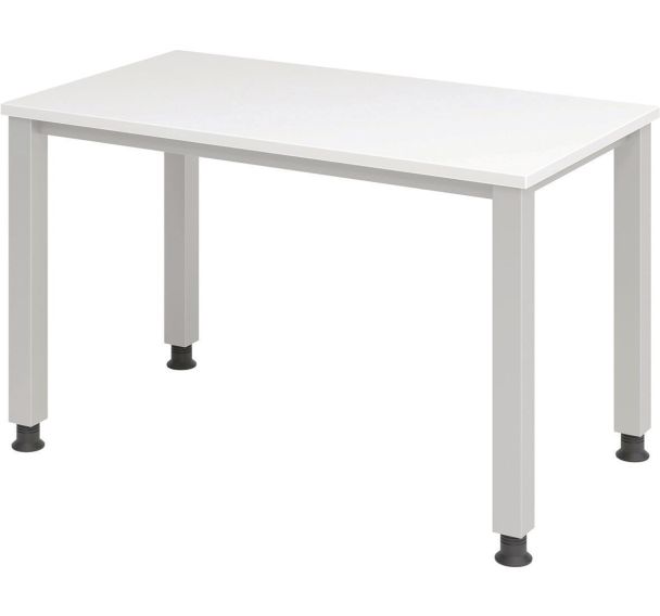 Bureau droit pieds carrés 120 cm - Hammerbacher