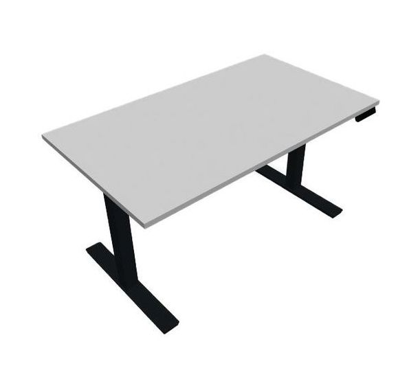 Bureau électrique avec plateau mélaminé 120 cm - Lutz - Eol