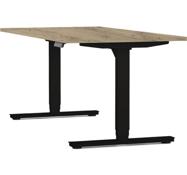 Bureau électrique en plateau mélaminé Axel - Eol