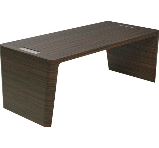 Bureau gamme X10 placage bois - 210 cm - Quadrifoglio