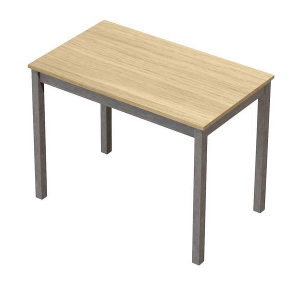 Bureau hébergement Nova 120 x 60 cm - Manutan Expert