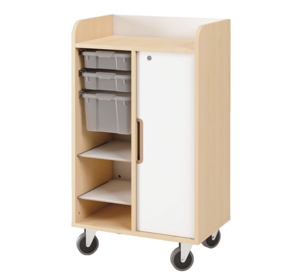 Bureau mobile enseignant MOBIDESK LudiKid H.106 cm-Manutan Expert