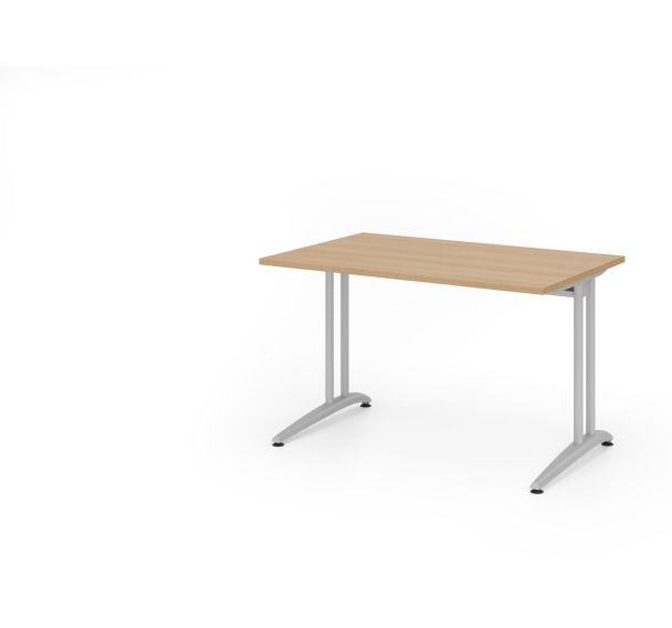 Bureau piètement en C série BS12 - 120 x 80 cm - Hammerbacher