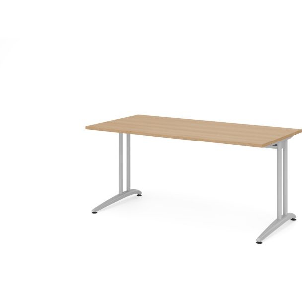 Bureau piètement en C série BS16 - 160 x 80 cm - Hammerbacher