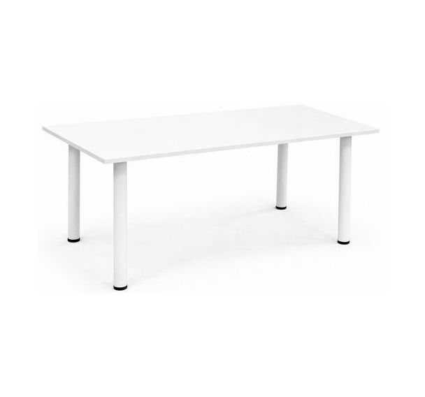 Bureau reconditionné - 160 x 80 cm - Pieds U - Blanc