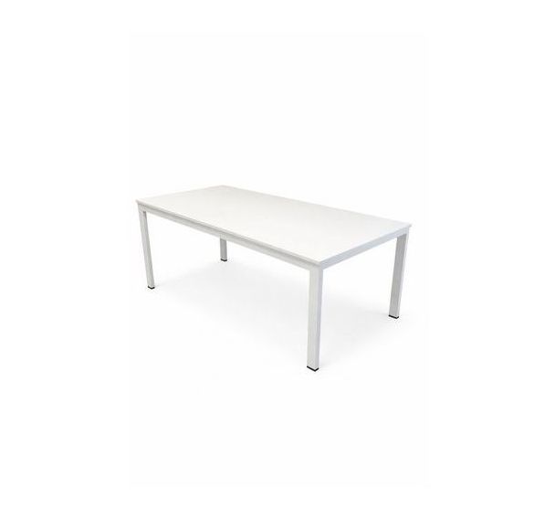 Bureau reconditionné - 160 x 80 cm - Pieds U - Blanc