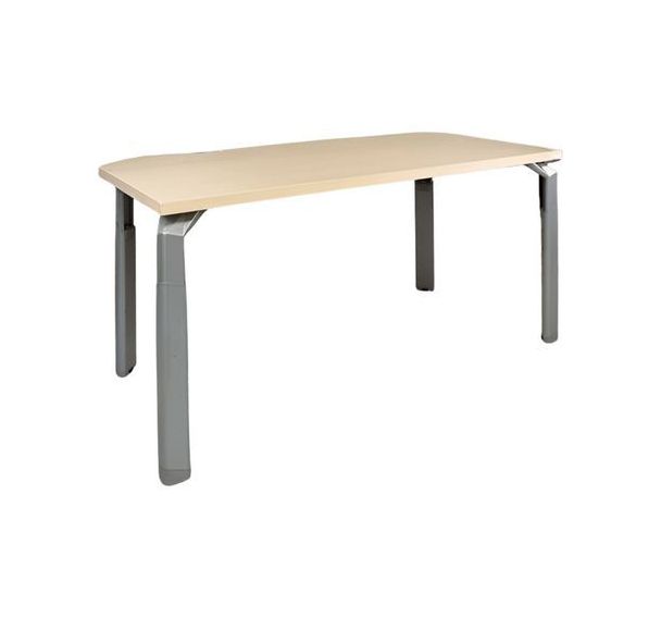 Bureau reconditionné droit - 160 cm - Hauteur réglable
