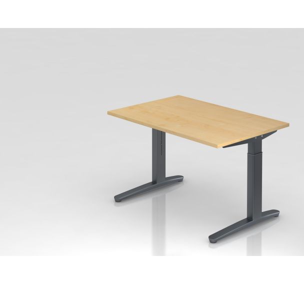 Bureau rectangulaire série XB - 120x80 cm - Hammerbacher